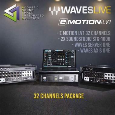 Waves Emotion LV1 32 Channels Hitam-Black