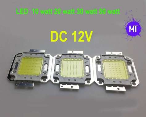 LED DC 12V NATURAL WHITE 10W 20W 30W 50W ( 8127) 50W 12V