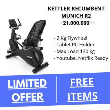 Sepeda KETTLER RECUMBENT BIKE MUNICH R2 Statis Original