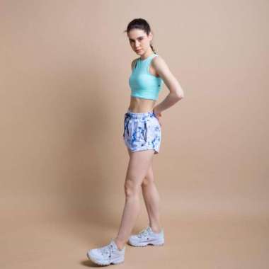 CoreNation Active Shereen Short White/blue - L