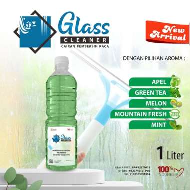 Cairan Pembersih Kaca Glass Cleaner Kemasa 1 Liter PET - Aroma Buah Segar NANGKA
