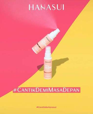 Hanasui Fix & Glow Setting Spray 60ml BPOM