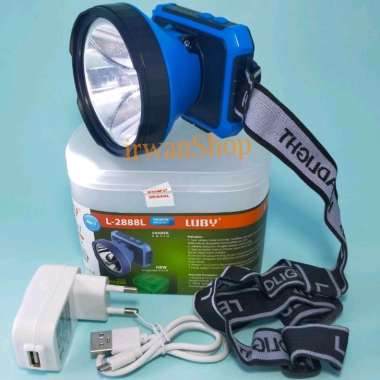 Senter Kepala Luby L 2888 20 Watt 8000mAh Putih