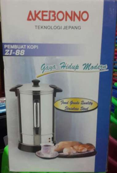 Akebonno ZJ 88 tempat kopi teh panas stainless akebono