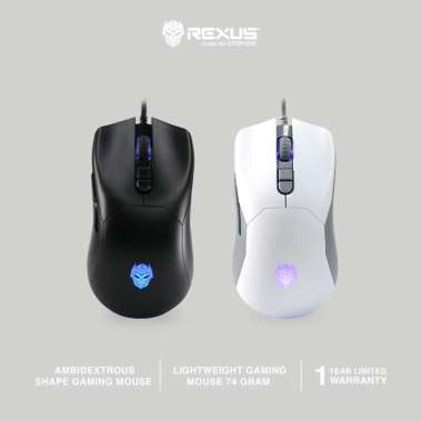 Rexus Mouse Gaming Xierra G23 Putih