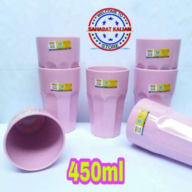GELAS MELAMIN BELIMBING LURUS GOLDEN DRAGON B1102 450ML PER 6 PCS pink