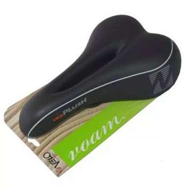 SADEL SEPEDA VELO PLUSH 3134 GEL MODEL LUBANG EMPUK KENYAL
