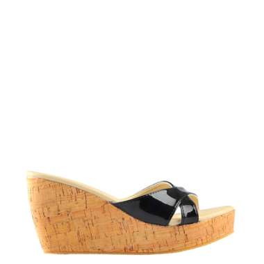 AMANTE Nita Sandal Wanita Wedges - Black 41 Black