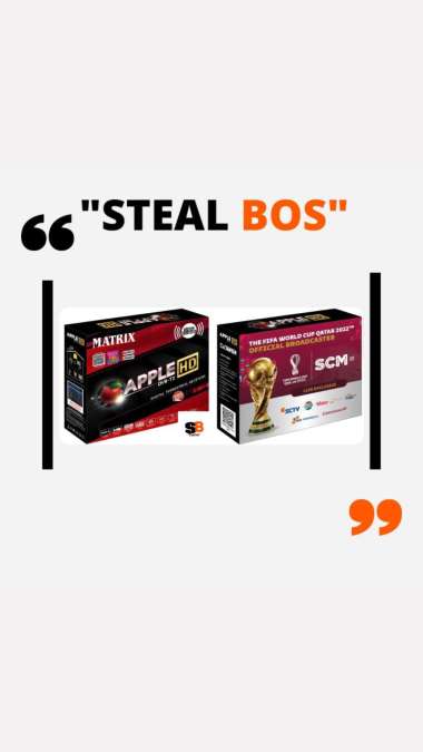 Set top box merah matrix apple/stb matrix merah DVBT2 HD Stb+dongel