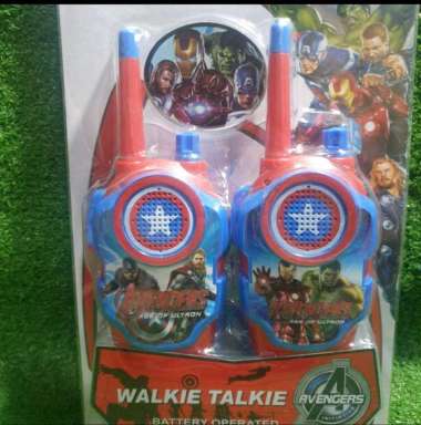mainan walkie talkie HT mainan HT karakter avengers