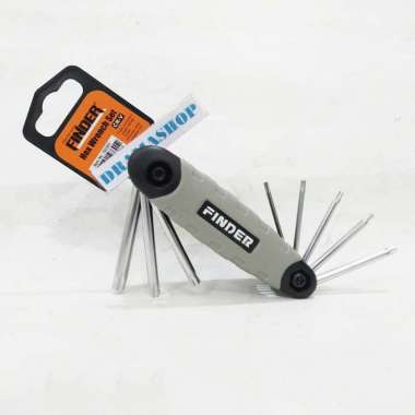 Hex Key Kunci L Bintang lipat mini kecil folding torx key set 8pcs