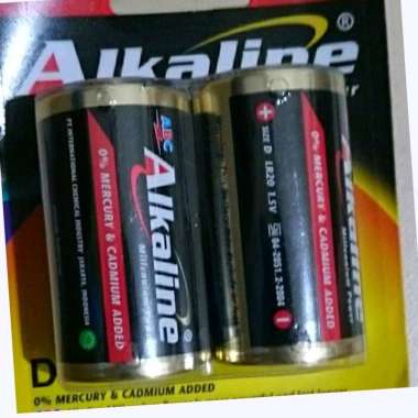 ( ISI 2 PCS ) ABC Alkaline Besar D -- Batu Baterai ABC