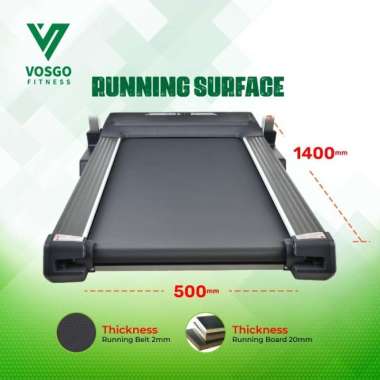Alat Fitness Treadmill Elektrik Vosgo Vegas