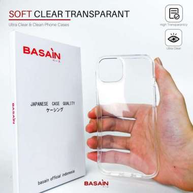 Casing iPhone 13 Mini Case Clear Transparant BASAIN Original