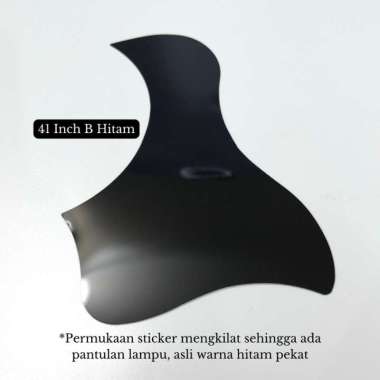 Stiker Pickguard Pelindung Kuku Scratch Gitar 41 Inch B Hitam