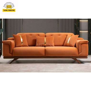 sofa minimalis 3 seater sofa ruang tv simple dan elegant
