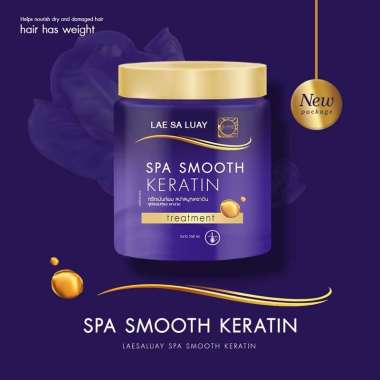 Lae Sa Luay Hair Spa Smooth Keratin Masker Rambut