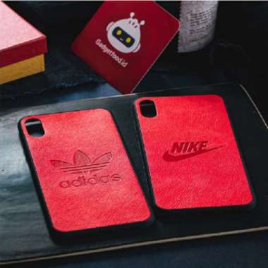 SOFTCASE IPHONE Xs MAX CASING HANDPHONE TPU SILIKON CASE LEATHER EMBOS SMARTPHONE TERBARU - WARNA 1