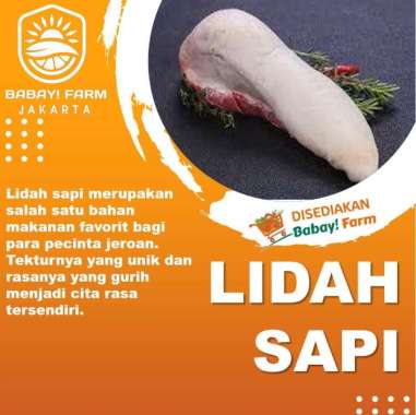 lidah sapi lokal / oxtongue 1 Kg