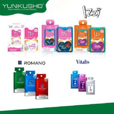 IZZI - VITALIS - ROMANO Eau De Cologne Pocket Parfum Pria / Wanita 18 ml IZZI [Sweet Kiss]