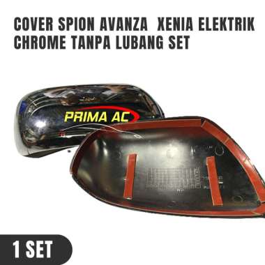 COVER SPION AVANZA XENIA ELEKTRIK TANPA LUBANG CHROME SET