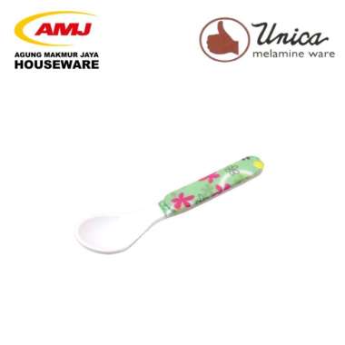 SENDOK MAKAN ANAK / SENDOK MELAMINE / C 1020 SENDOK BABY UNICA