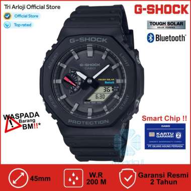 Casio G-SHOCK GA-B2100-1ADR Jam Tangan Pria Bluetooth GAB2100 GA2100 GSHOCK GA-B2100-1A Solar CASIOA