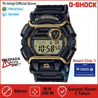 Casio G-Shock GD-400GB-1B2DG Jam Tangan Pria Digital GD400 Black Gold GSHOCK GD-400 GD400 GD-400GB-1