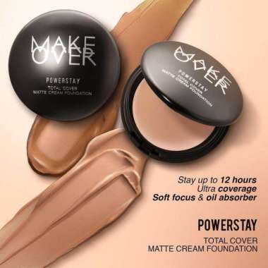 Make Over Powerstay Total Cover Matte Cream Foundation N30 Natural Beige