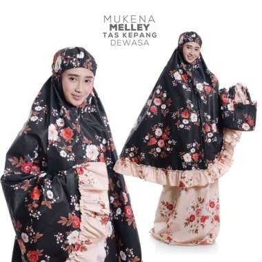 PUSAT GROSIR MUKENA KEPANG DEWASA MELLEY HITAM