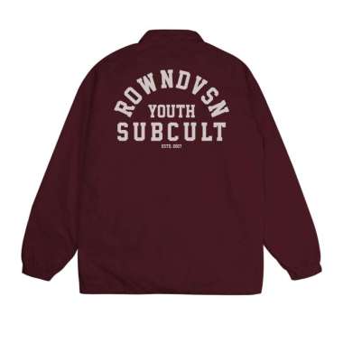 Rown Division Coach Jacket Windbeaker Davincie Maroon S