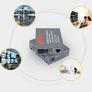 FO Converter HTB 3100 sepasang AB NetLink HTB 3100
