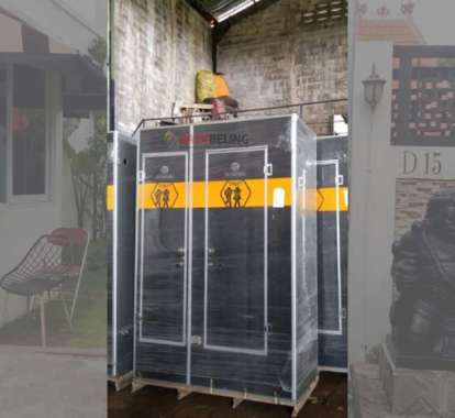 Toilet Portable WC Jongkok Urinal Outdoor Camping Murah Couple Grey