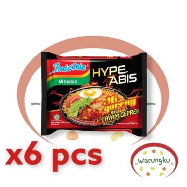 Promo Harga Indomie Hype Abis Ayam Geprek 85 gr - Blibli