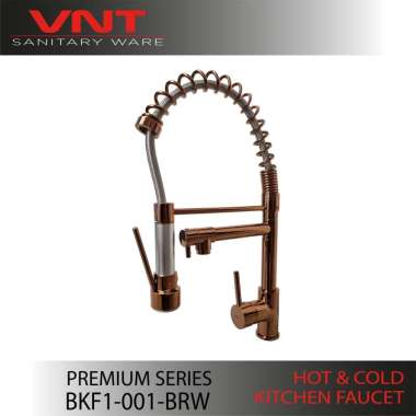 VNT Keran Cuci Piring Premium Rose Gold Flexible BKF1-001-BRW