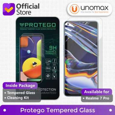 Protego Tempered Glass Screen Protector for Realme 7 Pro Realme 7 Pro Clear