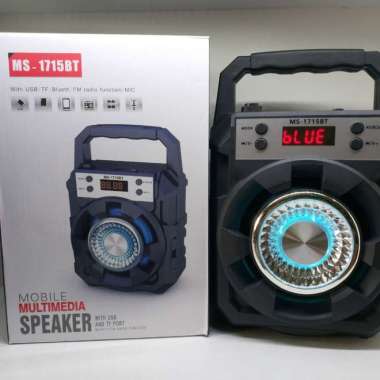 GPOWER SPEAKER PORTABEL WIRELLES SPEAKER MS1715BT - STEREO BT SPEAKERS GPOWER multicolor