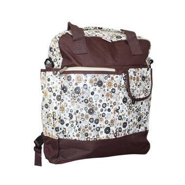 Baby Scots Platinum Mommy Bag 22 - Brown Flower