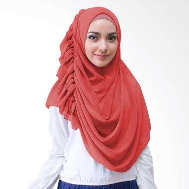 Milyarda Hijab Ravika Kerudung Instan - Merah