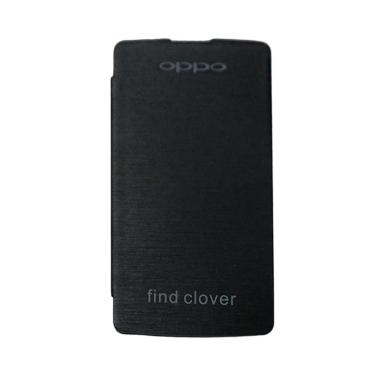 OPPO Flip Cover Casing for Oppo Find Clover R815 - Black