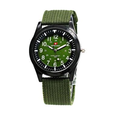 Swiss Army 0128 Jam Tangan Pria - Full green