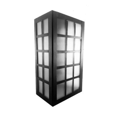 Best Lighting D12 BK Taman Lampu Dinding - Hitam