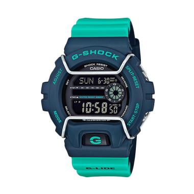 Casio G-Shock GLS-6900-2A G Lide Jam Tangan Unisex - Blue Tosca