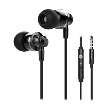 Langsdom M300 Metal Dynamic Super Bass Headset - Black