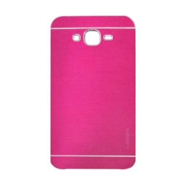 Motomo Metal Hardcase Casing for Samsung Galaxy E7 - Pink