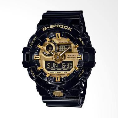 CASIO G-SHOCK GA-710GB-1A Ltd Edition Jam Tangan Pria - Gold Black Gold Black