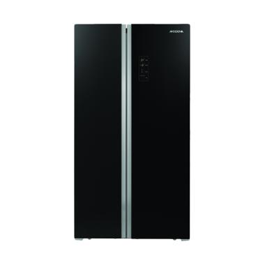 Modena RF 2552 L Giulia Refrigerator Kulkas [Side by Side] Black/Violet