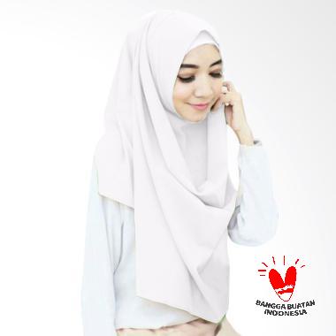 Jual Jilbab Hijab Kerudung Pashmina Instan Diamond Warna Putih Di