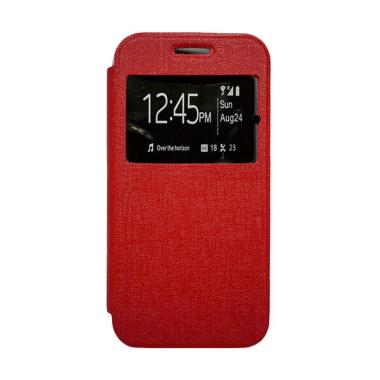ZAGBOX Flip Cover Casing for Oppo R9s Plus - Merah