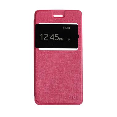 Aimi Flip Cover Flipshell Casing for Vivo Y22 - Pink